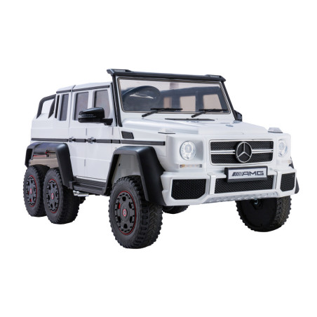 Bil på batteri Mercedes G63 6x4 24V Vit | HandlaSmidigt.se