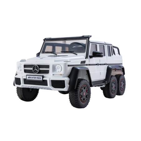 Bil på batteri Mercedes G63 6x4 24V Vit