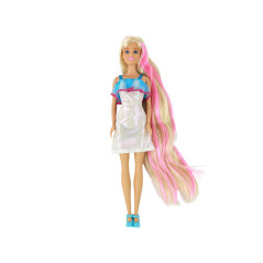 Dockor Anlily Långt Blondt Hår Frisyrstyling