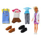 Docka Anlily 4-i-1 Läkare Frisör Kock Djur Kläder Tillbehör