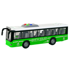 Batteridriven buss Ljus Ljud Drift Friktion Grön 116