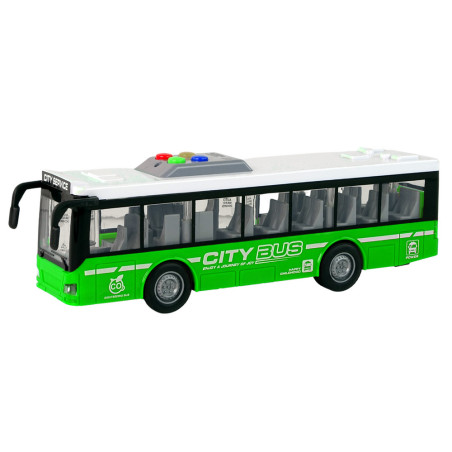 Batteridriven buss Ljus Ljud Drift Friktion Grön 116