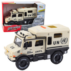 Terrängfordon Stadstjänst Öppningsbara Dörrar Ljud Ljus