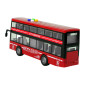 Dubbeldeckare Batteridriven Buss Ljus Ljud Friktionsdrift Röd 116