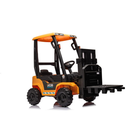 Gaffeltruck på batteri JCB Gul