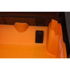 Gaffeltruck på batteri JCB Gul