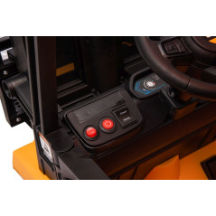 Gaffeltruck på batteri JCB Gul