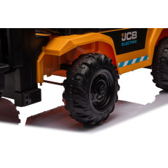 Gaffeltruck på batteri JCB Gul