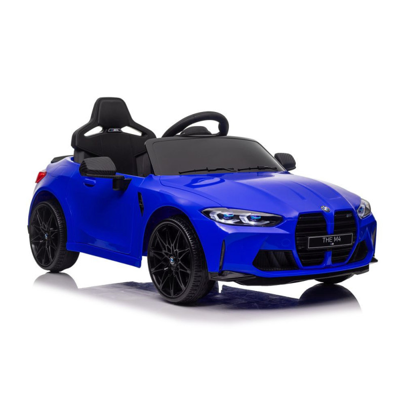 Bil På Batteri BMW M4 Målad i Blått