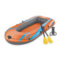 Uppblåsbar Flotte för 3 personer 246 x 122 cm Bestway 61145