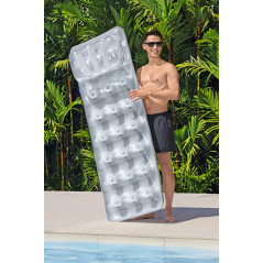 Uppblåsbar simmadrass Grå 188 x 71 cm Bestway 43024