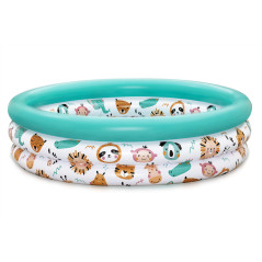 Uppblåsbar pool för barn Fiskar 102 cm Bestway 51008