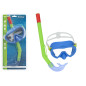 Mask med snorkel för dykning Grön-Blå Bestway 24036