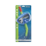 Mask med snorkel för dykning Grön-Blå Bestway 24036