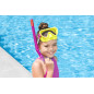 Dykmask med snorkel Gul-Rosa Bestway 24036