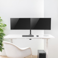 Uchwyt biurkowy na 2 monitory LCD Maclean, 17-32', 2x 8kg, MC-884