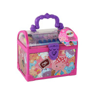 Set av skönhet Beauty Case Pink DIY Makeup Nagelaccessoarer
