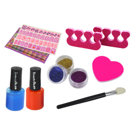 Set för nagelmålning Nageldekaler Beauty Bomb XXL