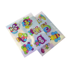 Set med diamanter för att klistra på DIY-djur Färgglada klistermärken