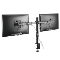 Skrivbordsfäste för 2 LCD-skärmar Maclean, 17-32 tum, 2x 8 kg, MC-884.