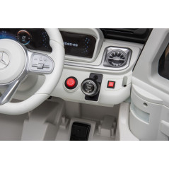 Bil på batteri Mercedes EQG 4x4 Vit | HandlaSmidigt.se