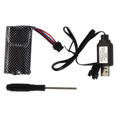 Stor Röd Vattenpistol 750ml Glasögon