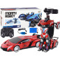 Bil - Robot Transformation RC 110 Röd Geststyrning