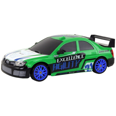 Bil Sportbil Fjärrstyrd RC 124 Grön Bytbara Hjul