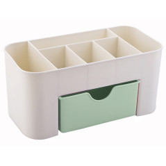 AG605B Organizer för kosmetika vit - grön | HandlaSmidigt.se