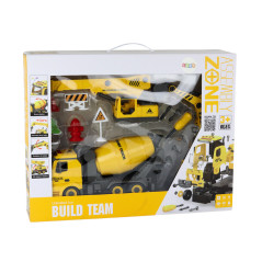 Byggfordon Ljud Ljus 112 Gör-det-själv Betongblandare Kran Grävmaskin