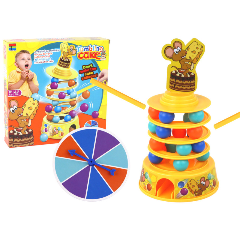 Arkadspel Mus Musbollar Rutschbana Torn Bollar