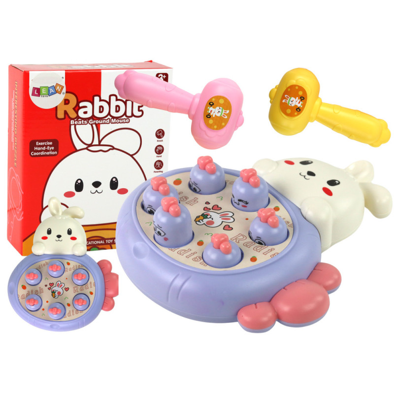 Spelet Rabbit Whack-A-Mole Carrot Skill Purple