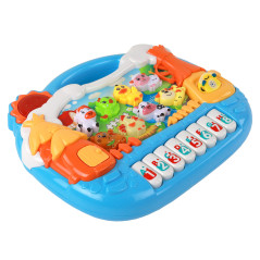 Pianinko Panel Edukacyjny Lära sig Engelska Landsbygdens Djur Tema