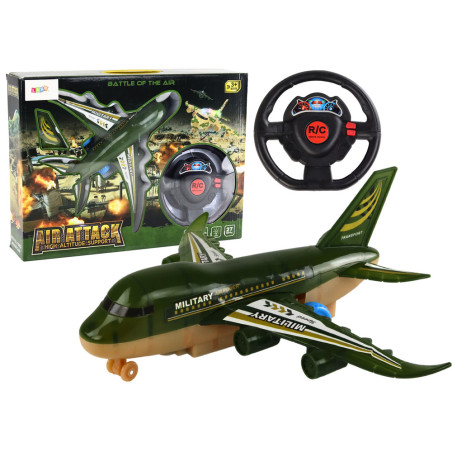Militärflygplan Fjärrstyrd Jaktflygplan RC Ljus