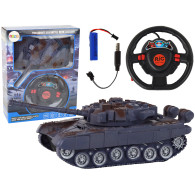Fjärrstyrd stridsvagn RC Ljus Ljud Granatblå 118 27MHz