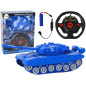 Fjärrstyrd stridsvagn RC Ljus Ljud Blå 118 27MHz
