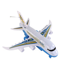 Passagerarflygplan Fjärrstyrt RC Ljus Vit Gör-det-själv