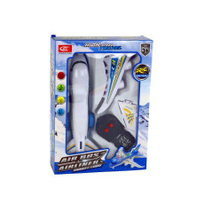 Passagerarflygplan Fjärrstyrt RC Ljus Vit Gör-det-själv