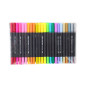 Set med dubbelsidiga pennor 48 stycken i olika färger med organisatör.