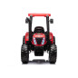 Traktor på batteri A011 24V Röd