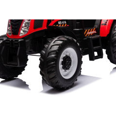 Traktor på batteri A011 24V Röd