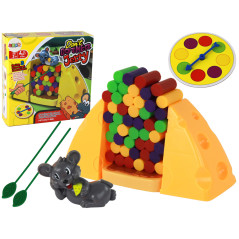 Skicklighetsspel Ostpyramiden Släpp inte musen