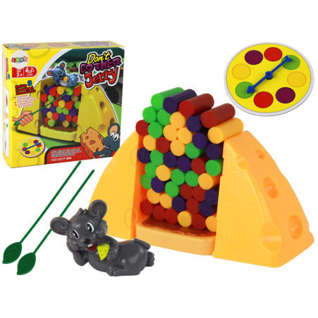 Skicklighetsspel Ostpyramiden Släpp inte musen