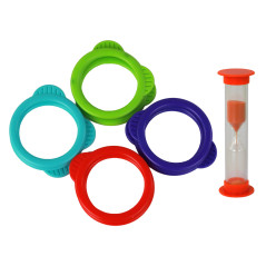 Familjespel Basketringkastning i Jelonka