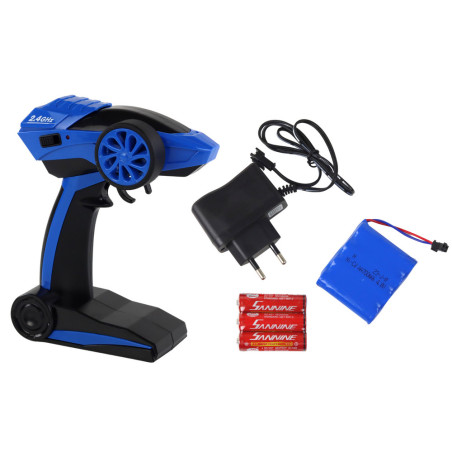 Fjärrstyrd terrängbil RC 1:14 2,4G Blå