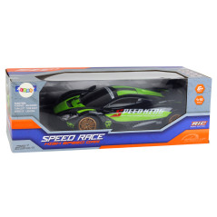 Stor Radiostyrd Sportbil 1:10 Grön-Svart