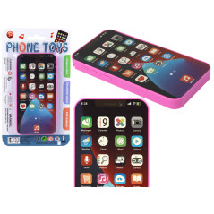 Barn Telefon Med Ljus och Musik Rosa