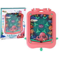 Skicklighetsspel Mini Pinball-spel med rosa boll