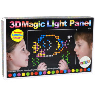 Magiczna Tablica Edukacyjna 3D Podświetlana Układanka 180 ele.