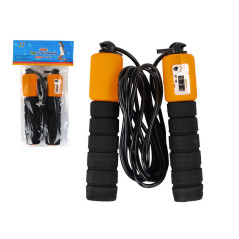 Hopprep Svart-Orange Med Räknare 280 cm Justerbar Fitness | HandlaSmidigt.se